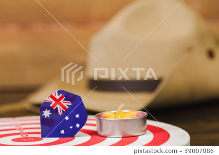 Anzac army slouch hat with Australian Flag Anzac army slouch hat with Australian Flag 39007086