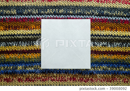 Knit Texture with White Blank Space Knit Texture with White Blank Space 39008092