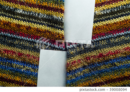 Knit Texture with White Blank Space Knit Texture with White Blank Space 39008094