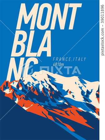 MontBlanc in Alps, France, Italy outdoor adventure 39011896