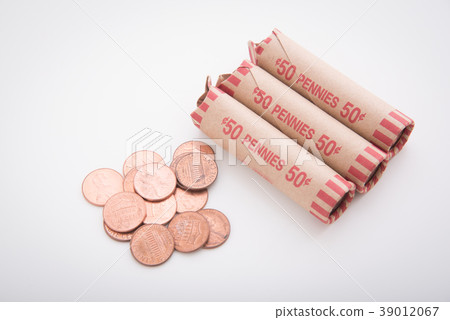 wrapped peeny coin wrapped peeny coin 39012067