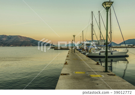 dock Sami port Ionian sea on the island of Kefa 39012772