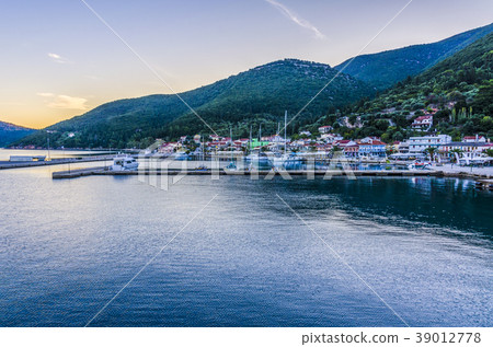 view from the sea of the port of Sami Kefalonia 39012778