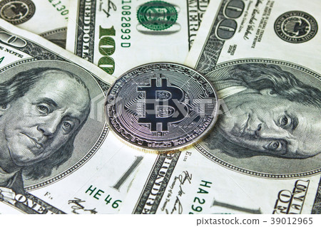 Silver Bitcoins on US dollars. Electronic money Silver Bitcoins on US dollars. Electronic money 39012965