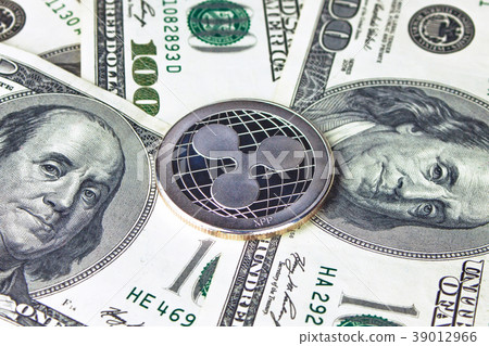 Coin ripple silver xrp close up, the coin on Coin ripple silver xrp close up, the coin on 39012966