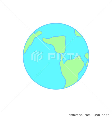 Earth globes isolated on white background - Stock Illustration ...