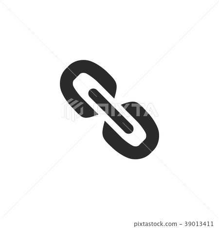 Link or chain connection icon. 39013411