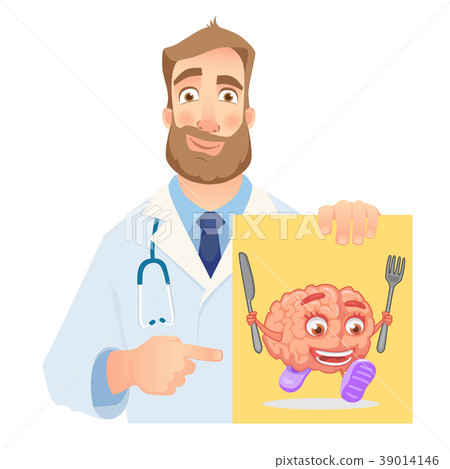 nutritionist holding banner 39014146