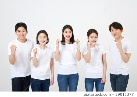 朋友，同事，男人，女人，韓國人 39015377