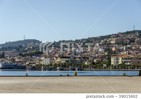 view of the port and city of lixouri on  island  39015602