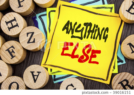 Handwriting Announcement text showing Anything Handwriting Announcement text showing Anything 39016151