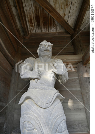 Izumifukudera佛像Nijomon埼玉縣鴨川市 39016874