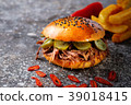 Fresh juicy delicious homemade burger. 39018415