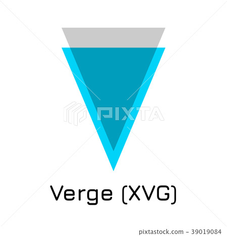 Verge (XVG). Vector illustration crypto coin icon Verge (XVG). Vector illustration crypto coin icon 39019084