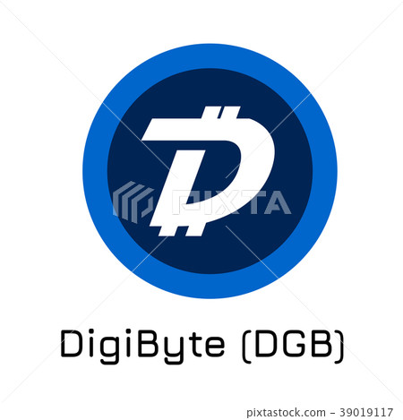 DigiByte (DGB). Vector illustration crypto coin i 39019117