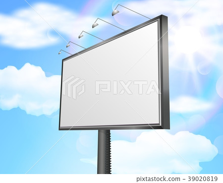 Billboard of blank for new advertisement.vector Billboard of blank for new advertisement.vector 39020819