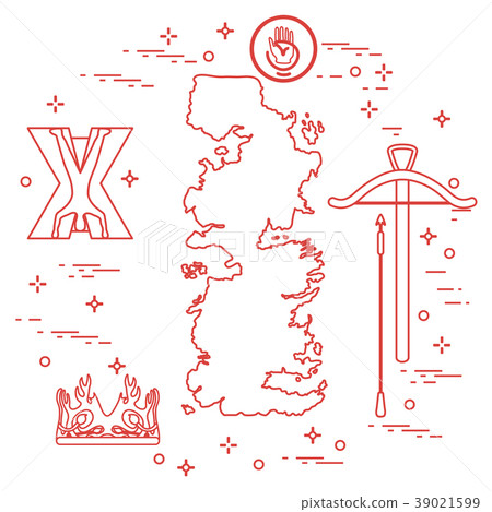 Symbols of the fantasy television series 39021599