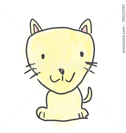 狗。亂畫一個逗人喜愛的flappy動物字符孩子的樣式例證 39022095