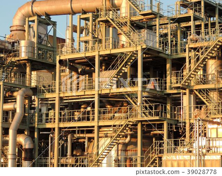 Sewage treatment plant at dusk 39028778