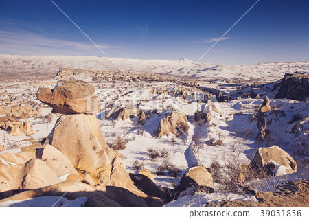 Fairy chimneys at Cappadocia, Turkey Fairy chimneys at Cappadocia, Turkey 39031856