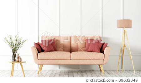 Interior of living room with sofa 3d rendering 39032349