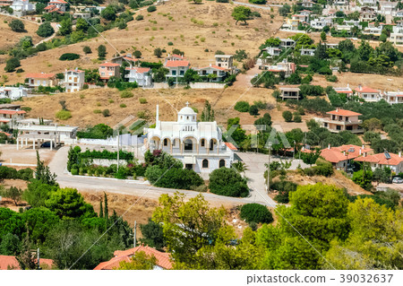 Church in a Greek village. 39032637