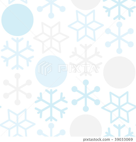 Snowflake pattern 39033069