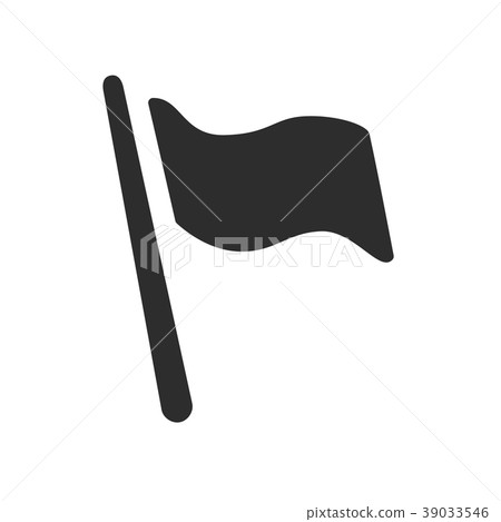 Flag icon. Location marker symbol. Flag icon. Location marker symbol. 39033546