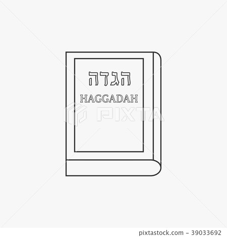 Passover holiday haggadah book icon Passover holiday haggadah book icon 39033692