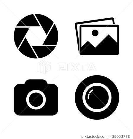 Foto camera icon set Foto camera icon set 39033778