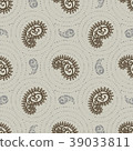 Seamless paisley pattern 39033811