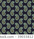 Seamless paisley pattern 39033812
