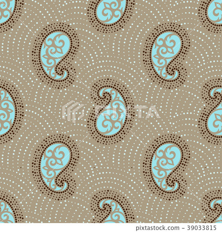 Seamless paisley pattern Seamless paisley pattern 39033815