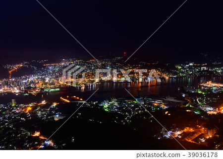 長崎Inasayama天文台的夜景 長崎Inasayama天文台的夜景 39036178