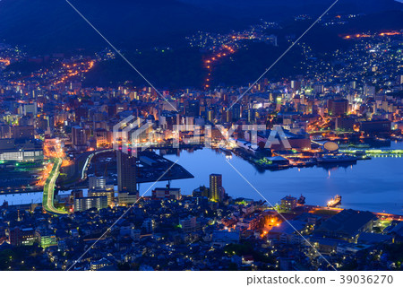 Night view of Nagasaki Inasayama Observatory Magic hour 39036270