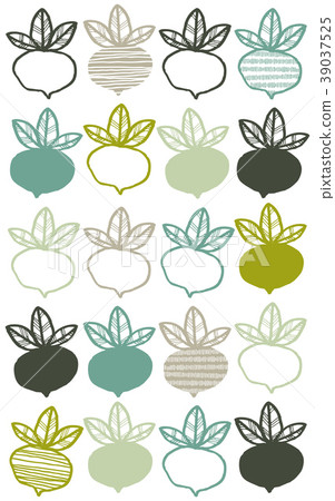 斯堪的納維亞風格的蔬菜圖案 斯堪的納維亞風格的蔬菜圖案 39037525