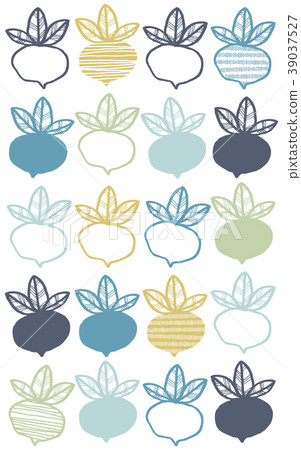 斯堪的納維亞風格的蔬菜圖案 39037527