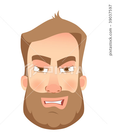 man face close up man face close up 39037597