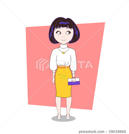 Young Cute Girl Attractive Woman In Modern Clothes 39038668