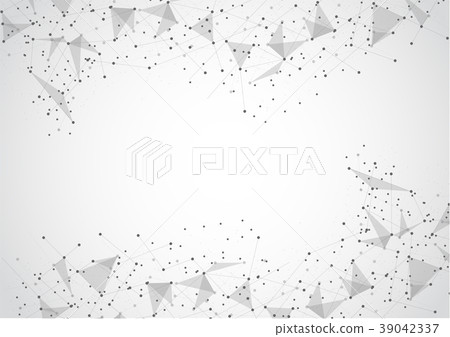 Abstract connecting dots and lines Abstract connecting dots and lines 39042337