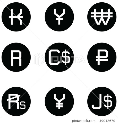 currency icon set currency icon set 39042670