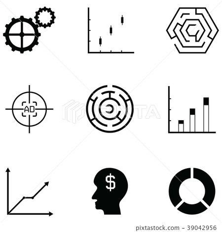 marketing icon set marketing icon set 39042956