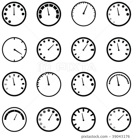 speedometer icon set speedometer icon set 39043176