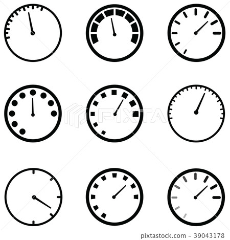 speedometer icon set speedometer icon set 39043178