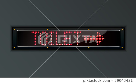 Toilet LED digital Sign 39043481
