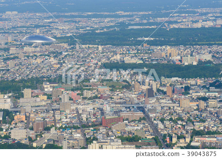 北海道札幌市容從Moiwayama天文台觀看 39043875