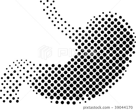 Stomach white background. Vector Stomach white background. Vector 39044170
