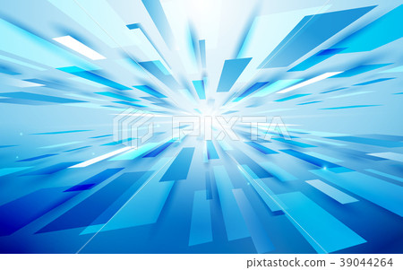 Abstract blue rectangles light motion technology. Abstract blue rectangles light motion technology. 39044264