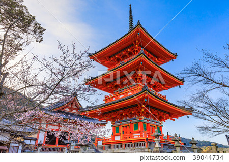 Kyoto Spring Kiyomizu Temple Triple Tower 39044734