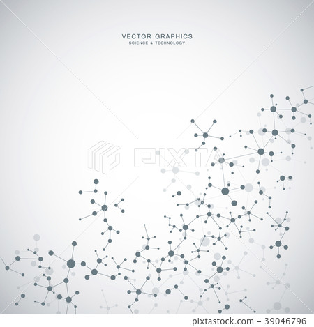 Vector molecule background, genetic and chemical Vector molecule background, genetic and chemical 39046796